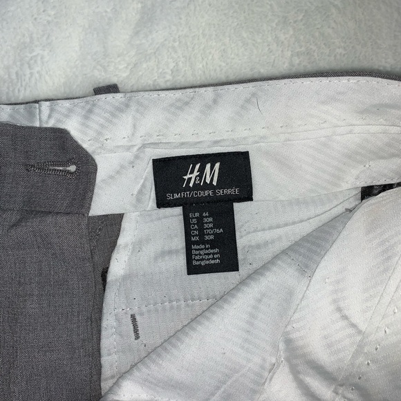 🔥H&M slim fit formal dress pants men’s size 30 - Picture 5 of 5